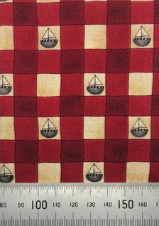 Miniature patchwork cotton print