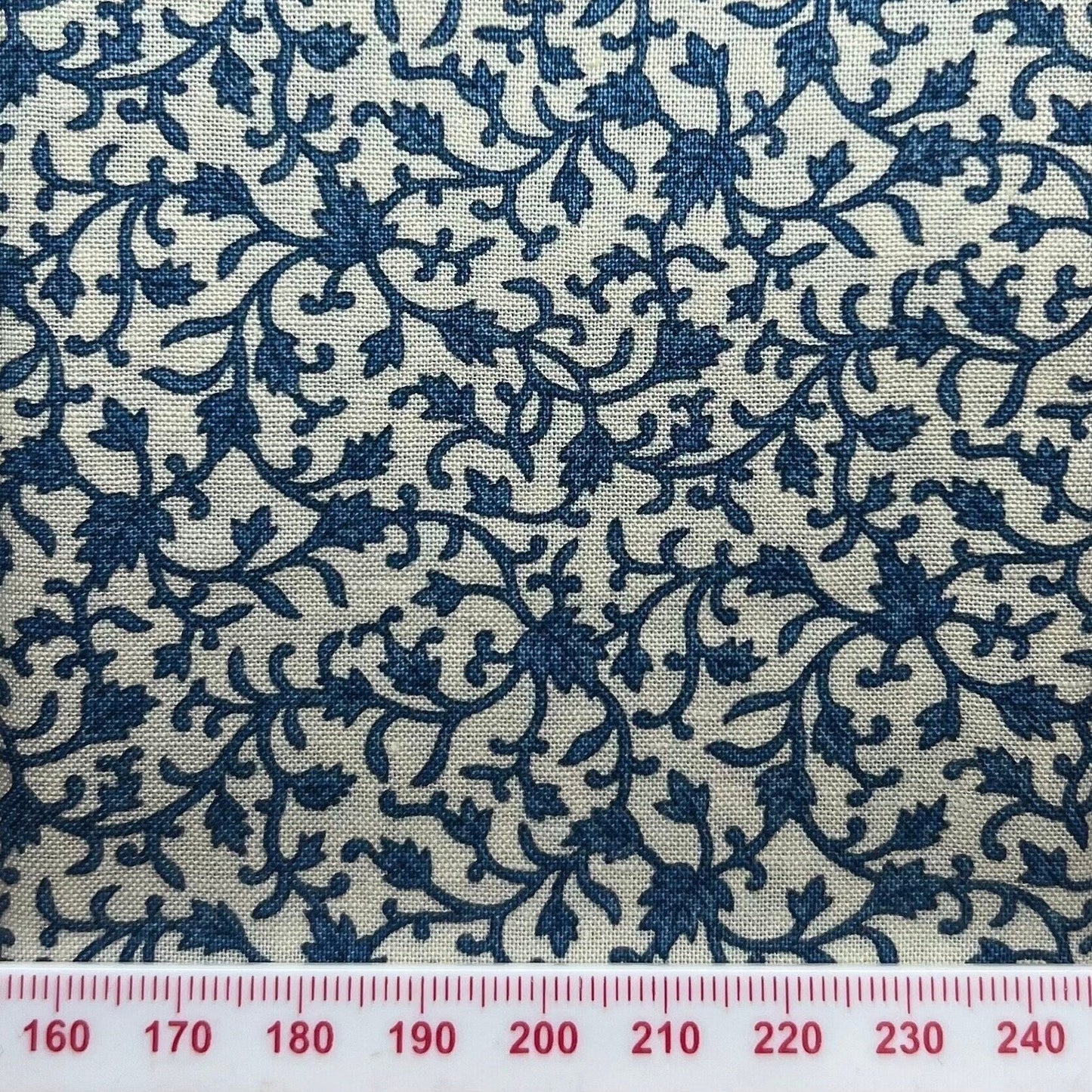 Blue leaf design