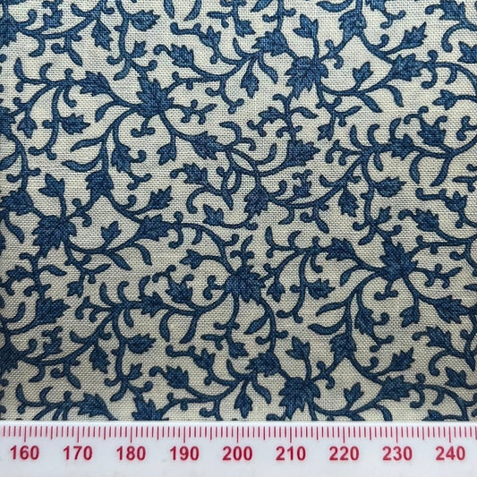 Blue leaf design