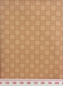 Peach woven print on cotton