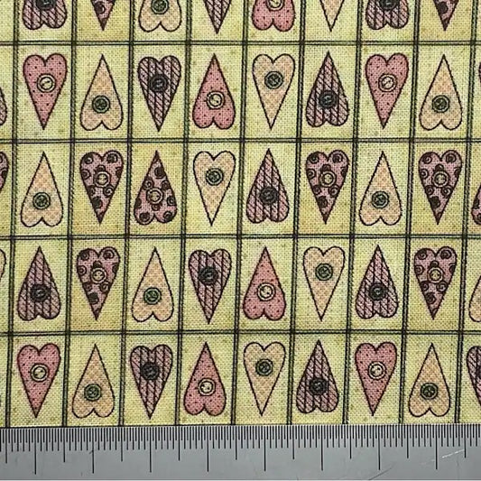 Pastel heart patchwork