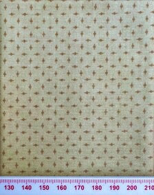 Beige pattern on cream cotton(fat quarter)