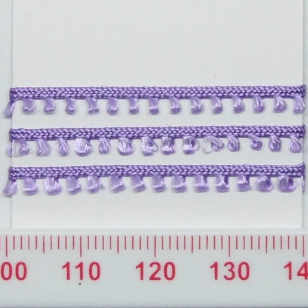 Picot braids, Lilac