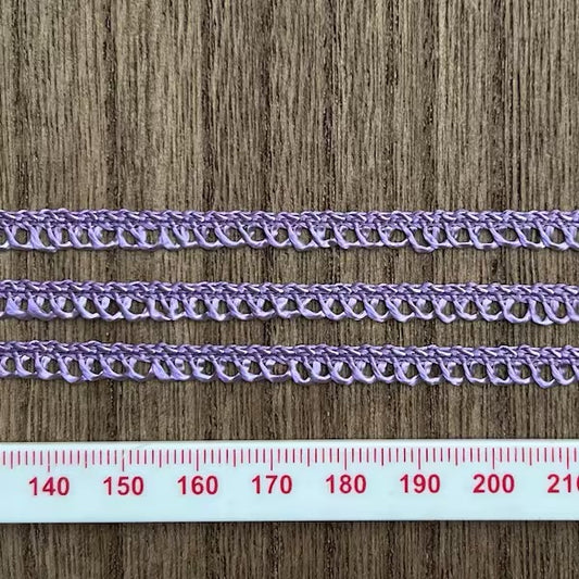 Fine looped braid - Lilac