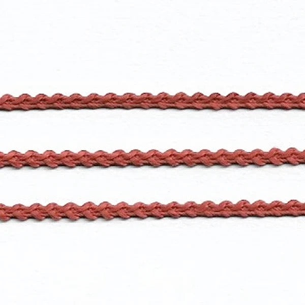 2mm Knobbly Braid - Rust