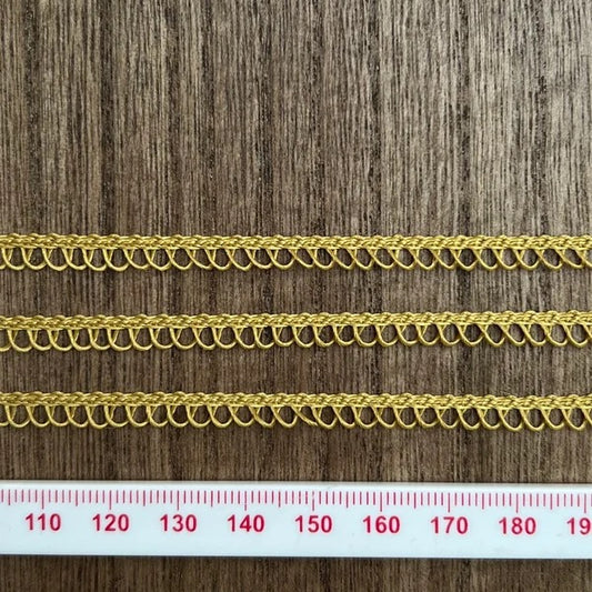 Fine Looped Braid - Gold