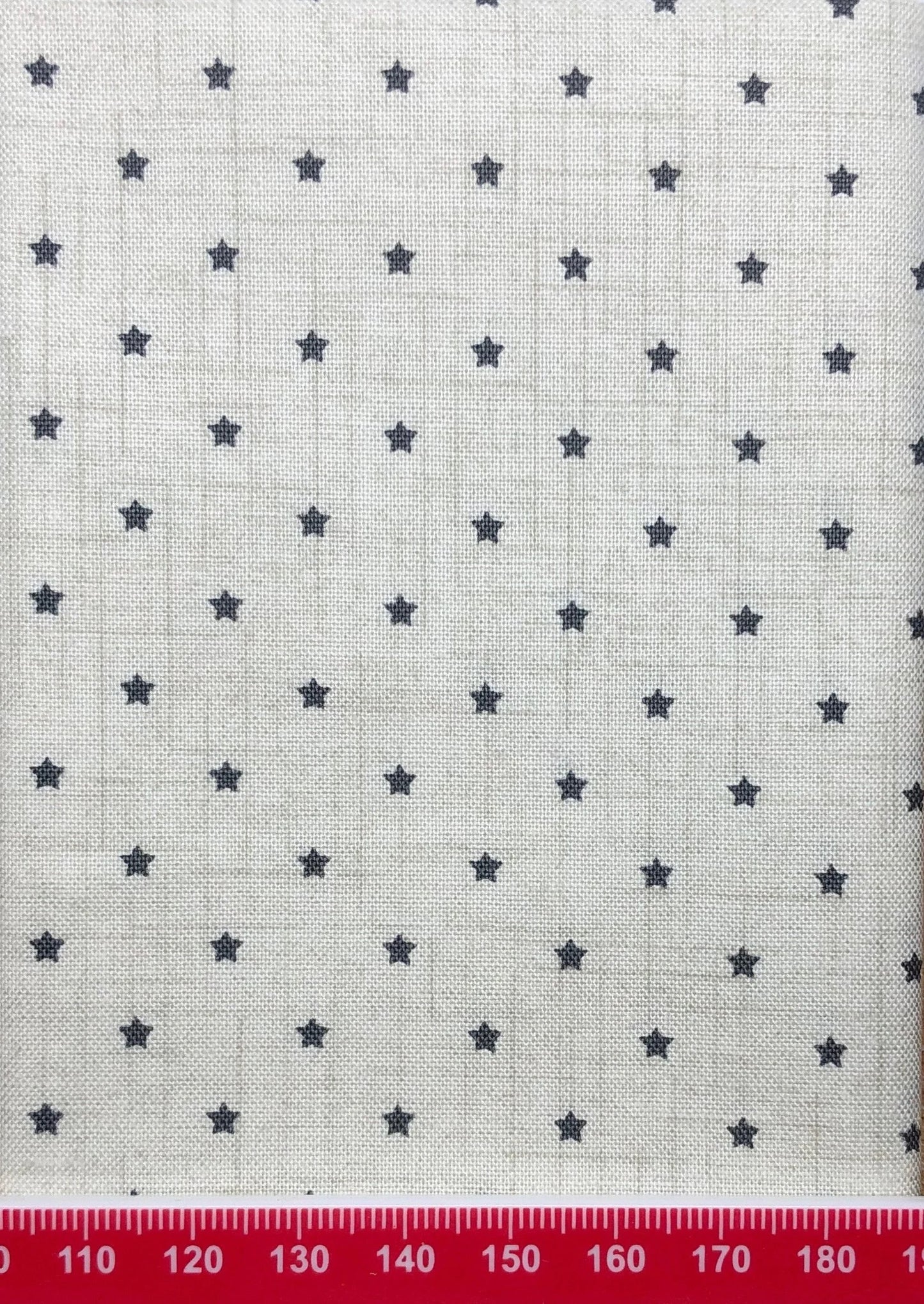 Grey stars on grey cotton (Copy)