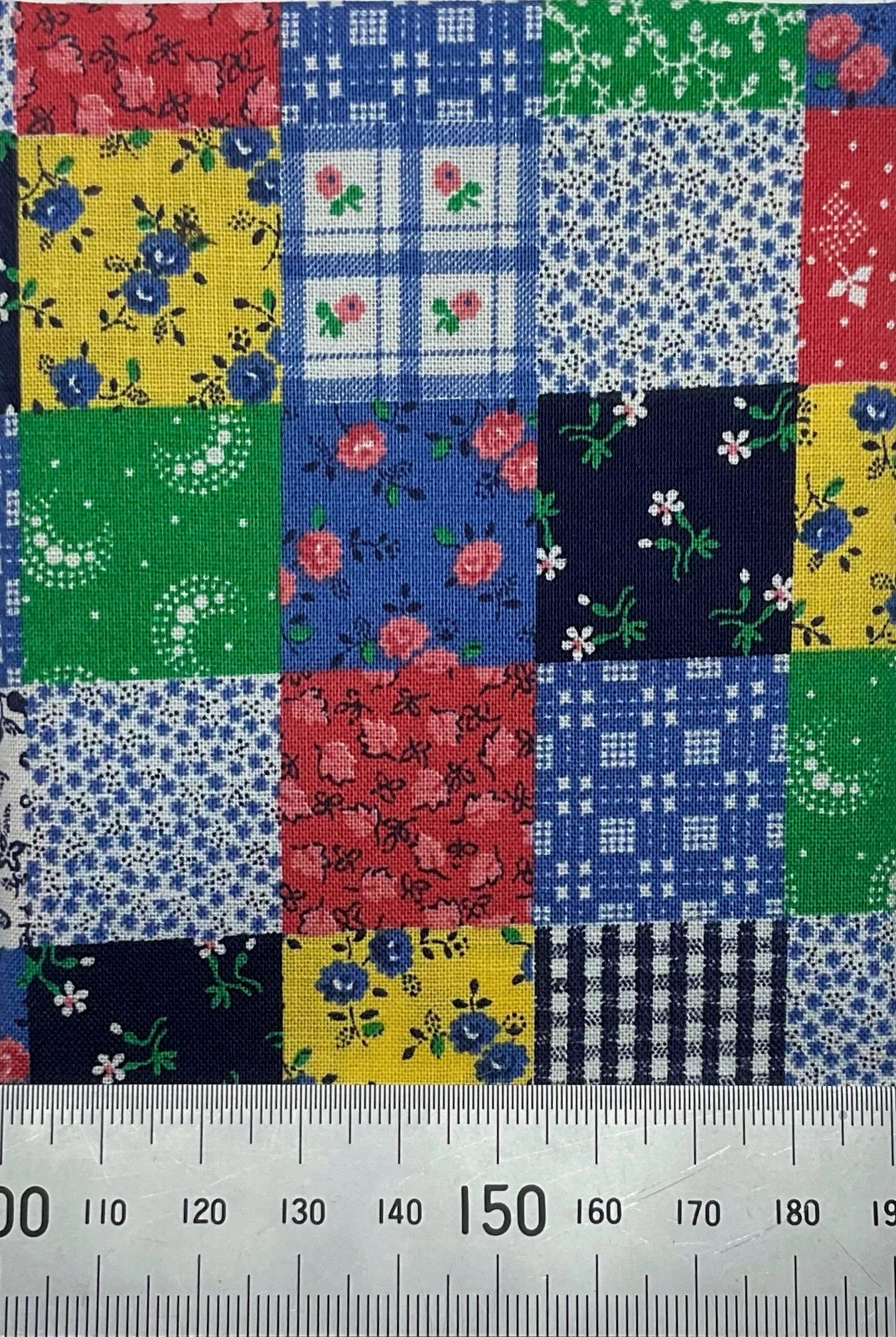 Mixed patchwork cotton print
